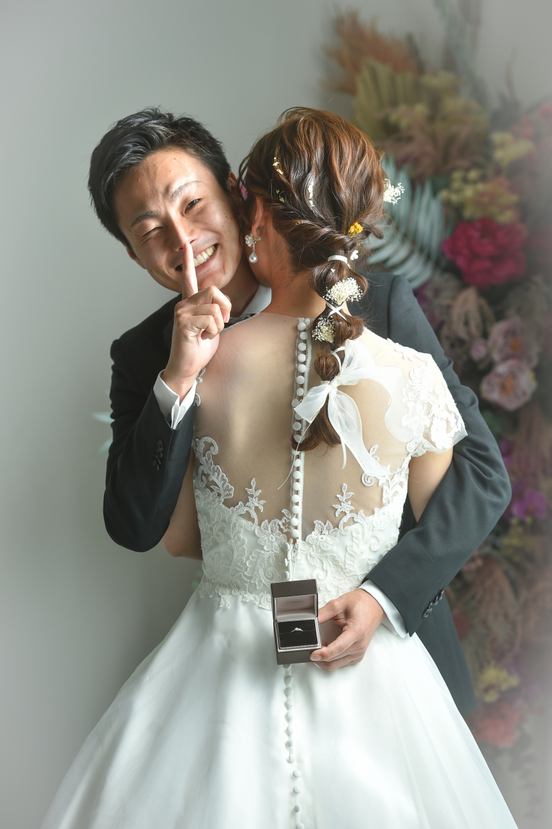 新郎様のウィンク!!