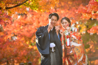 【和装２・スタジオ＋ロケ】Autumn leaves are beautiful