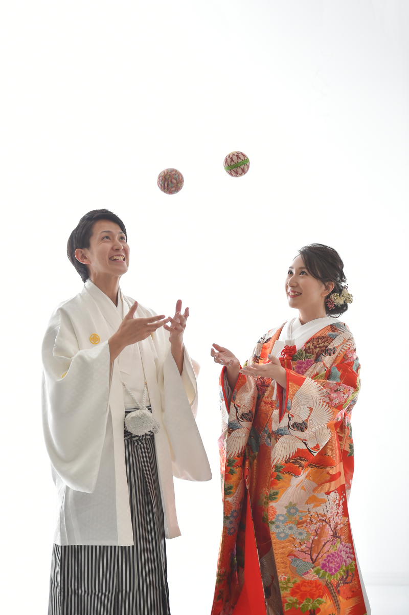 いい感じに鞠が・・・