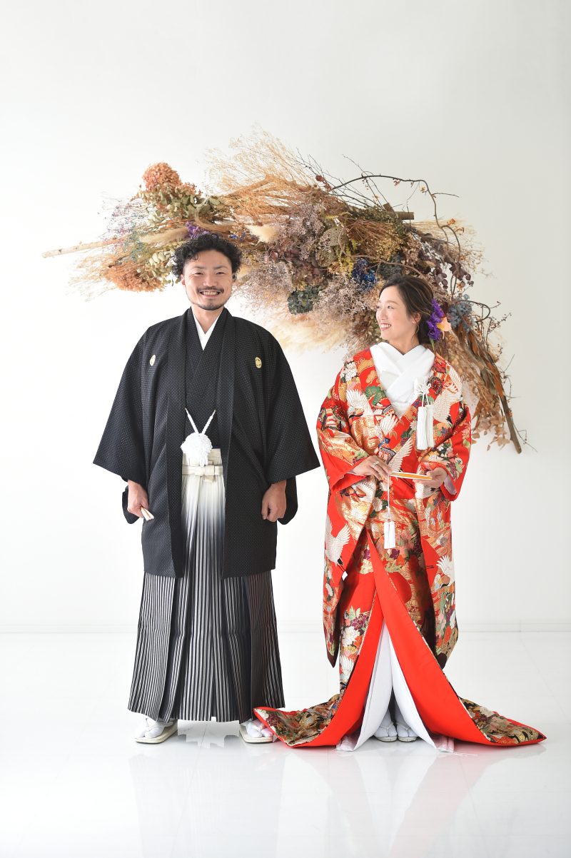 ドライアーチと和装