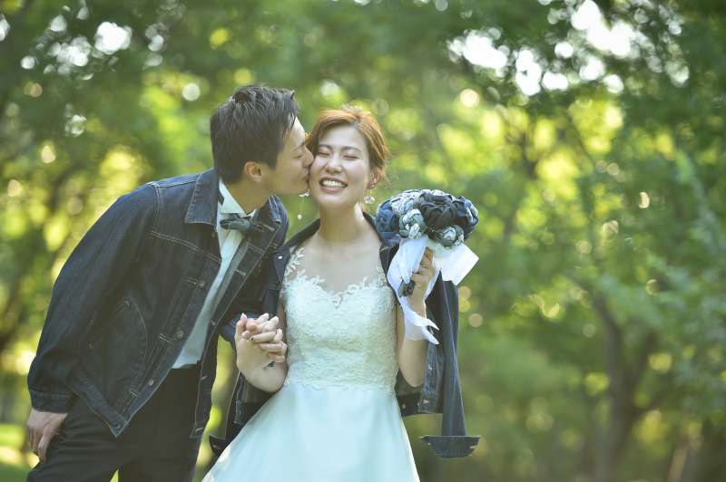 手作りデニムブーケ