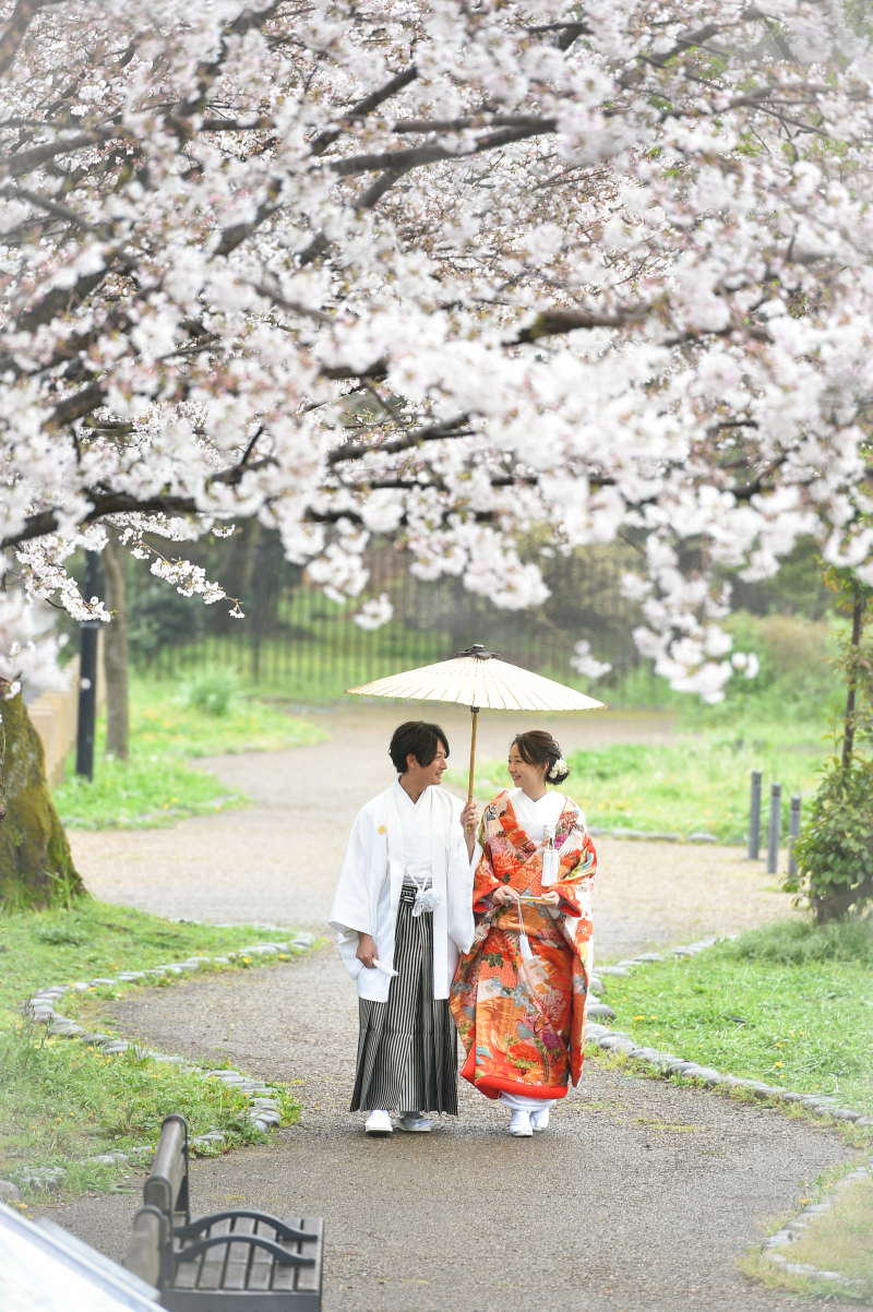 川原町での桜・・・