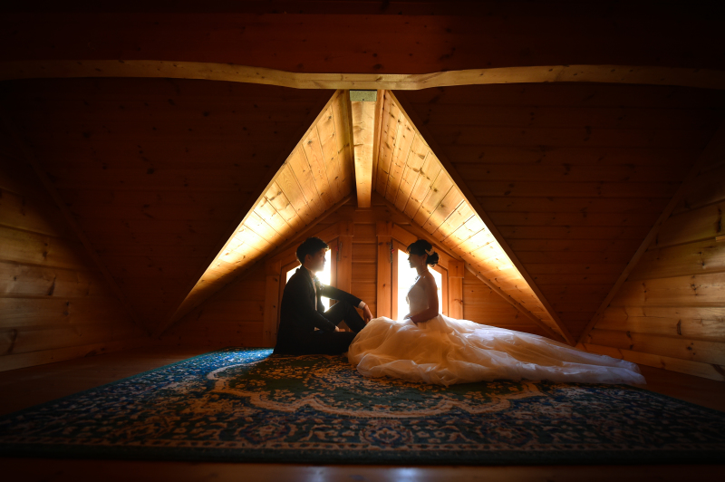 三角屋根のお家・・・