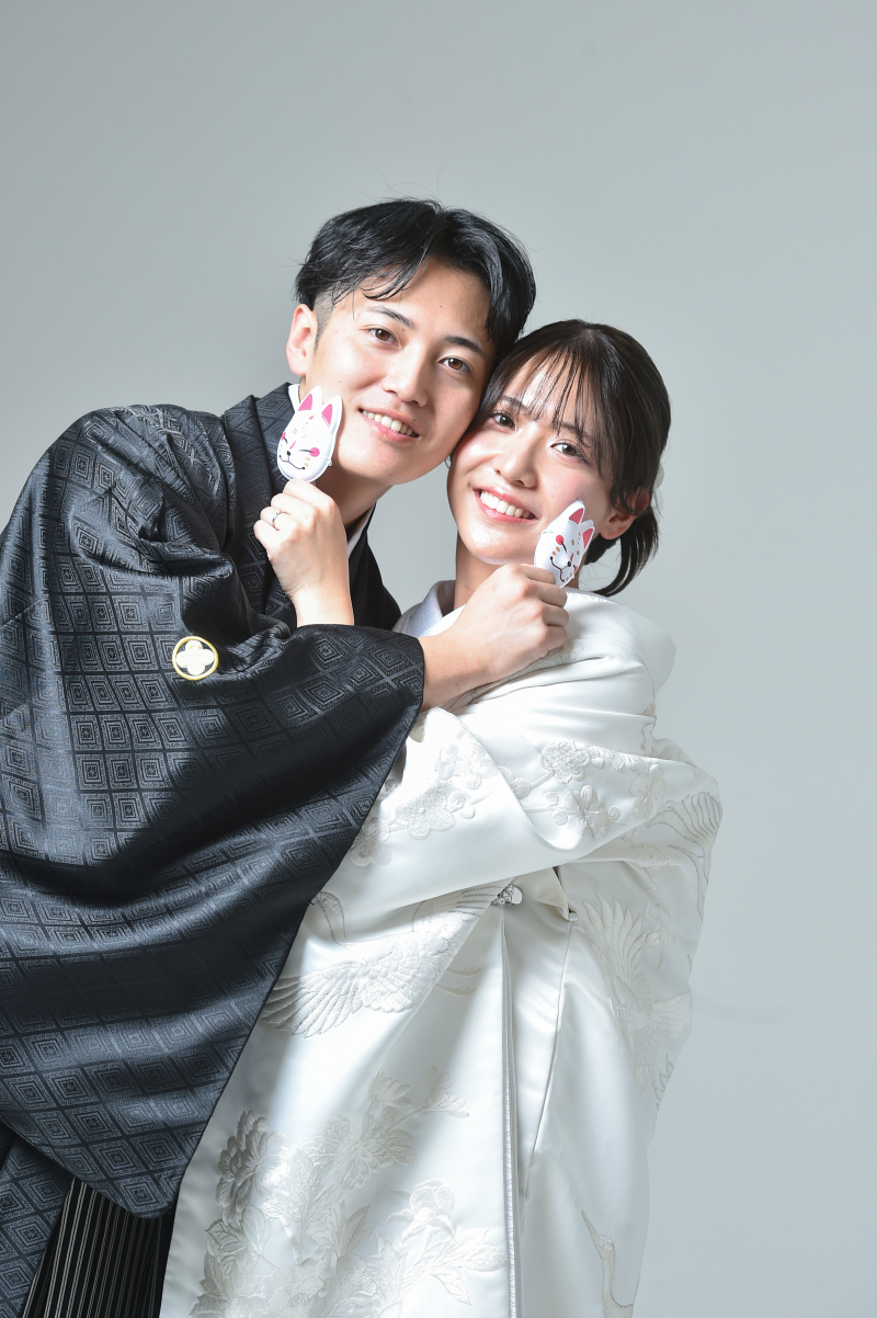 可愛いお面と♡