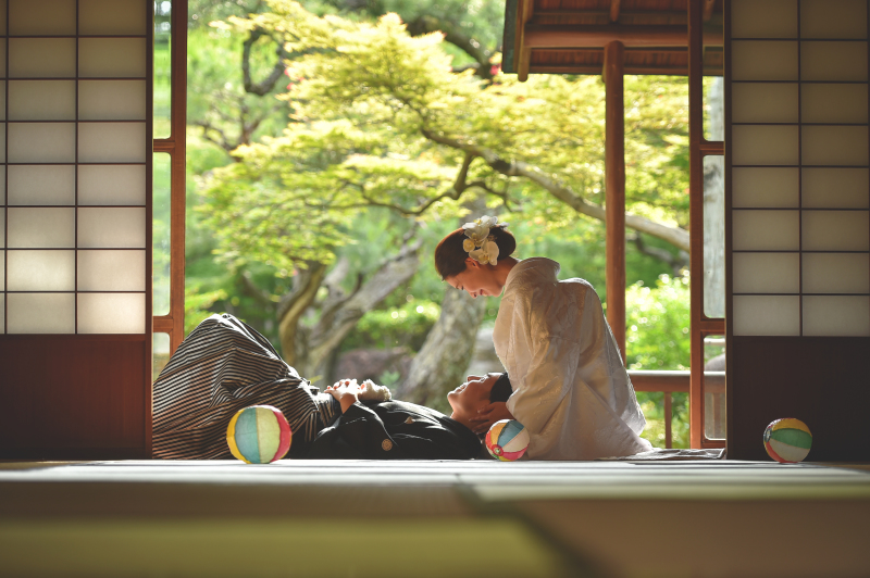 縁側でのひと時・・・