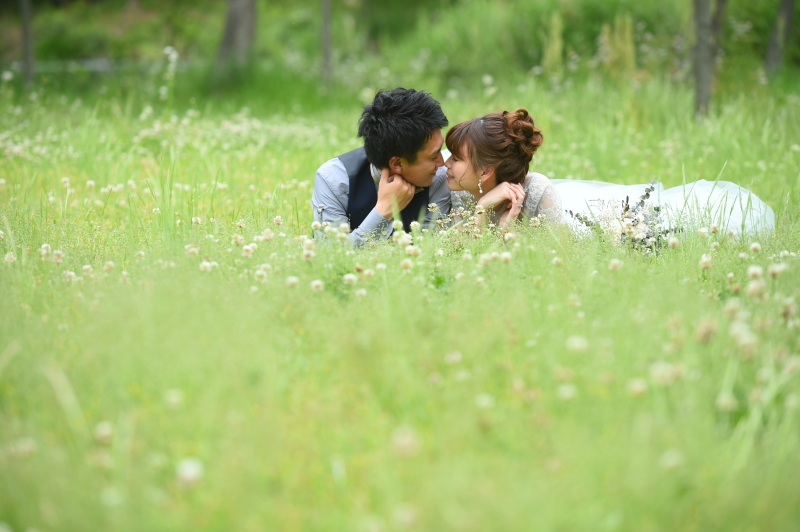 【洋装１点】ロケーション→スタジオ　〜WhiteClover〜