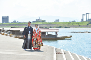 【洋装、和装】スタジオ→ロケ〜Ukai Kanransen Zosenjo〜