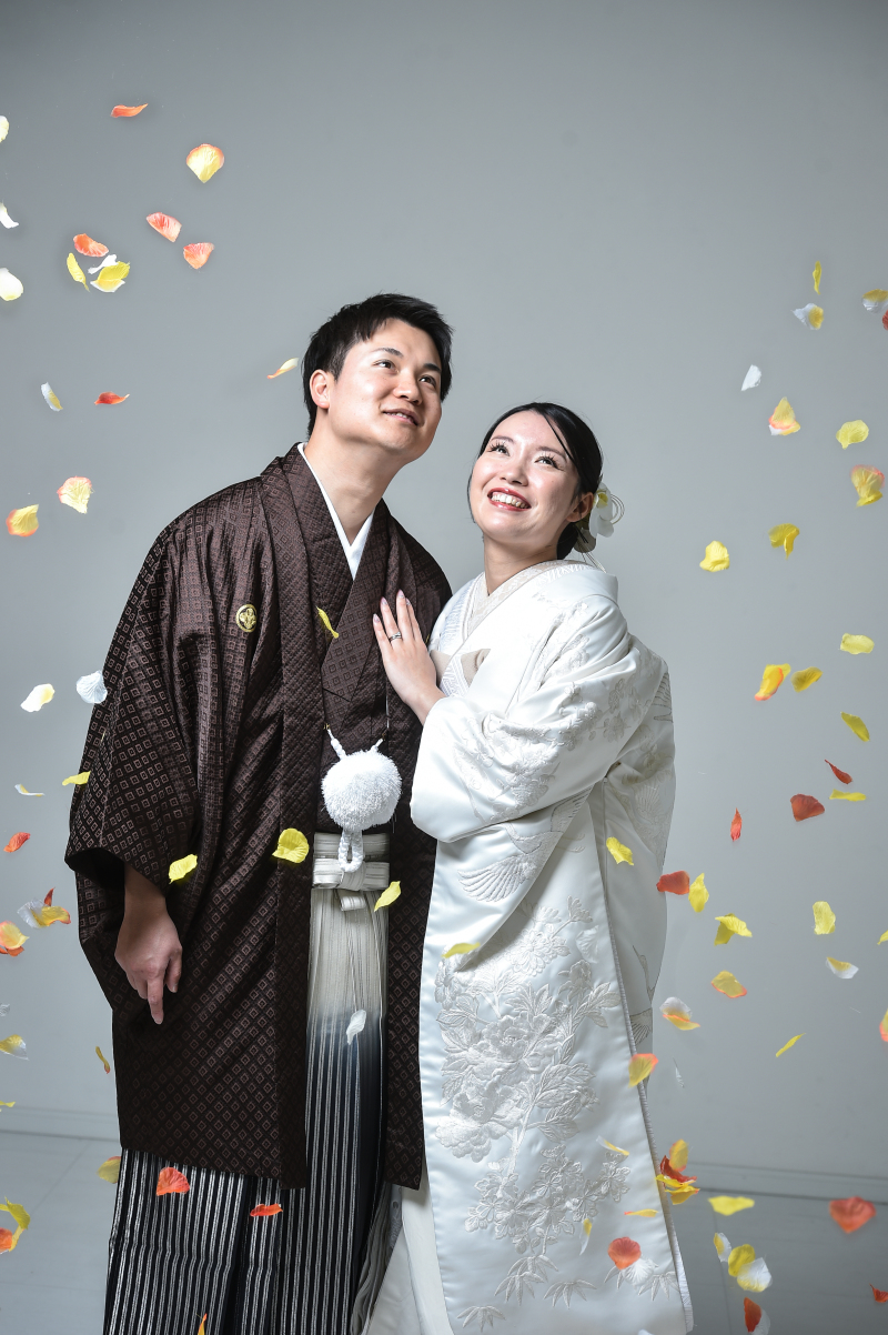 舞う花びらと♡