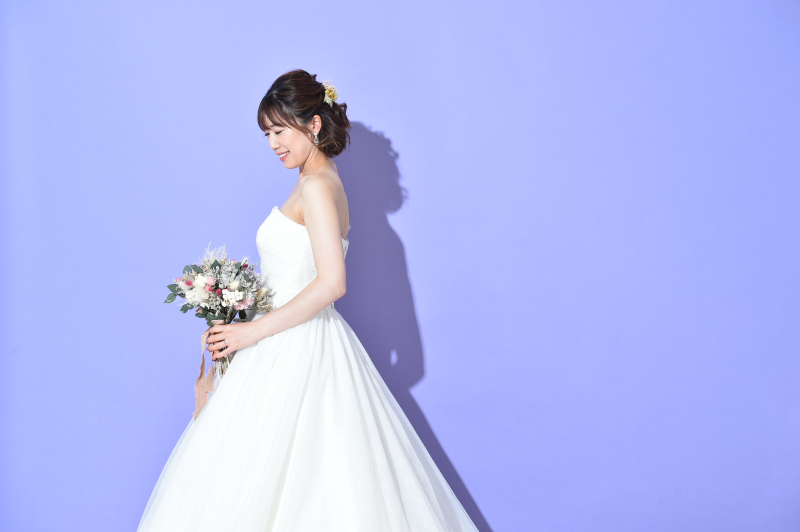 色バックの影付き