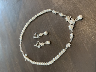 ネックレス&イヤリング(シルバー)02