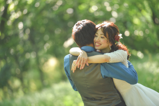 新婦様ヘアチェンジ