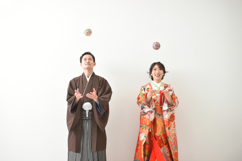 【和装2点・スタジオ】推し×2、和装プラン。白無垢、色打掛どっちかなんて選べない!!NINAこだわりのスタジオで快適に撮影。