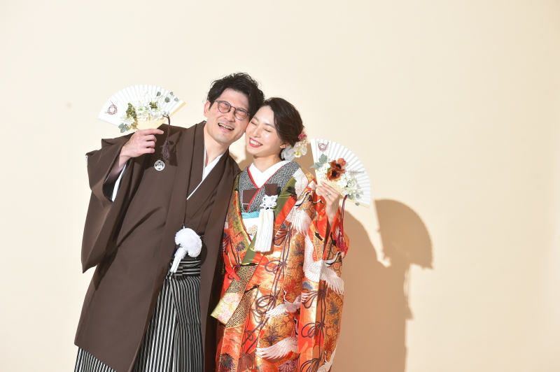 【和装2点・スタジオ】推し×2、和装プラン。白無垢、色打掛どっちかなんて選べない!!NINAこだわりのスタジオで快適に撮影。
