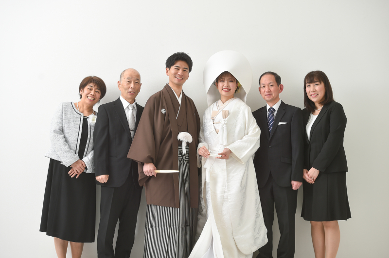 【和装・家族写真多め希望!】結婚は2人だけのことじゃない!大切な家族も一緒にブライダルフォトを楽しみましょう♪
