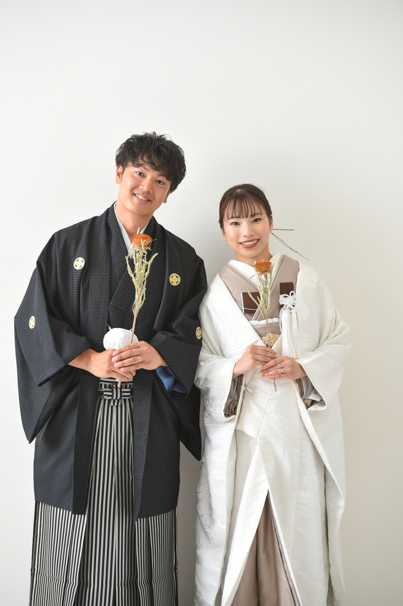 【和装2点・スタジオ】推し×2、和装プラン。白無垢、色打掛どっちかなんて選べない!!NINAこだわりのスタジオで快適に撮影。