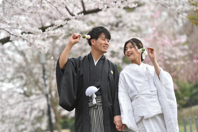 春SAKURAシーズンのご予約開始♪【和装１点　スタジオ＋ロケーション撮影】データ１２０カット以上♪