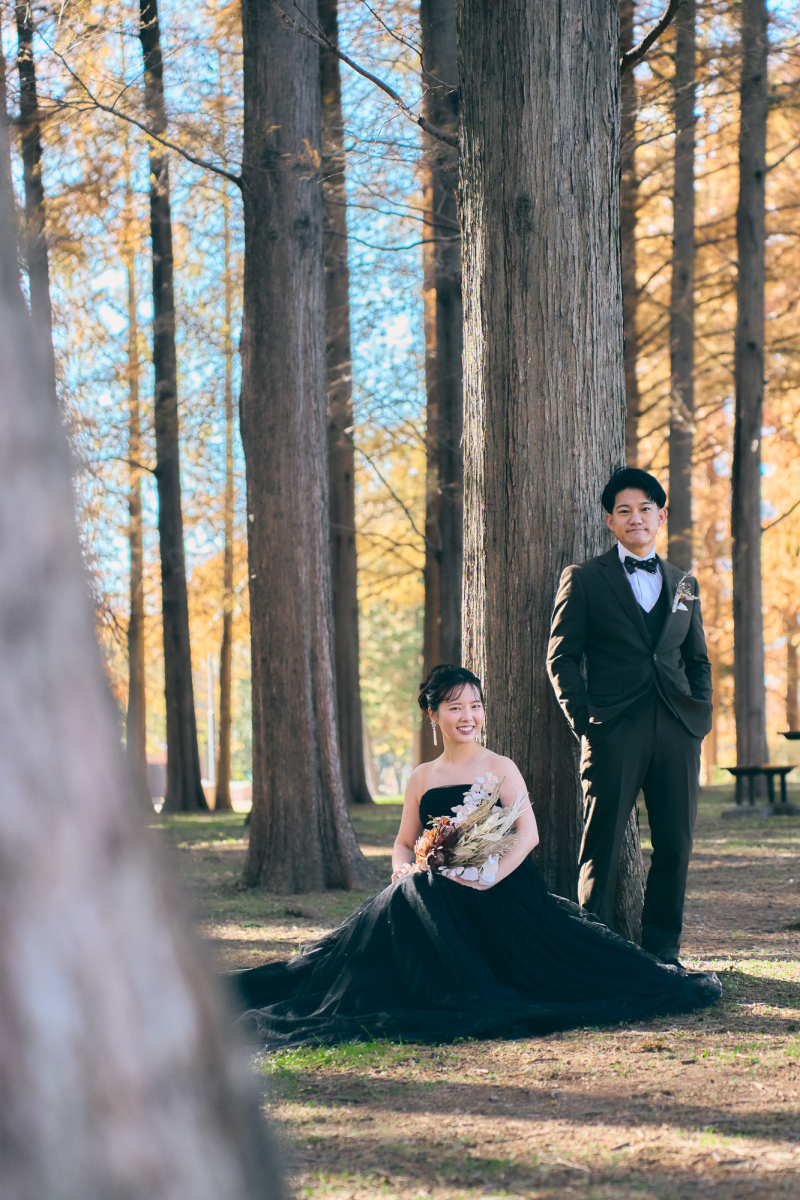 木漏れ日の中のツーショット