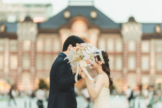 【フォトウェディング】東京駅