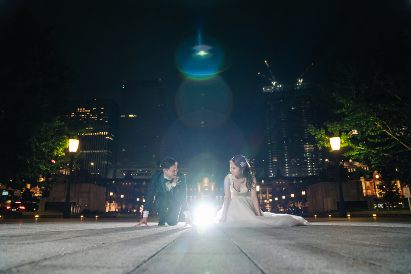 お二人らしさ溢れるポージング