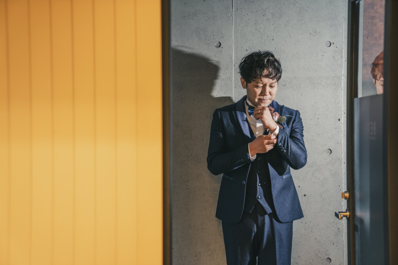 お支度シーンのソロ撮影