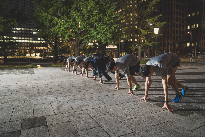 ランニング仲間と