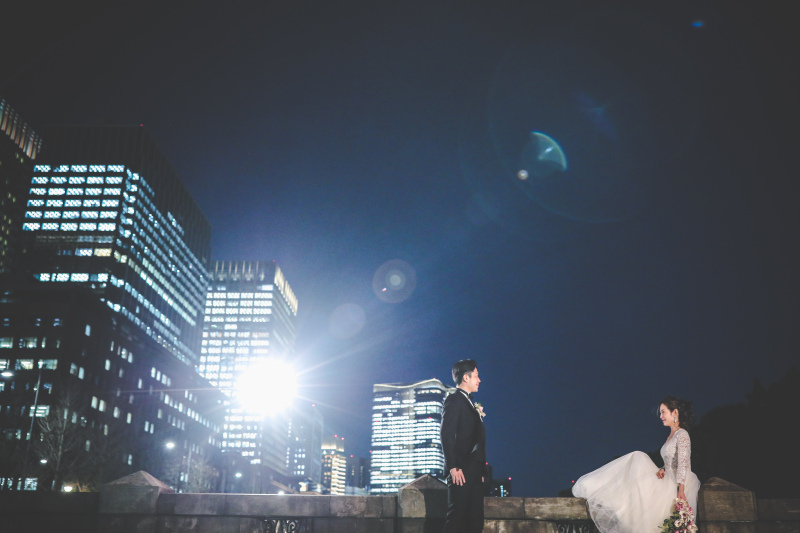 東京駅周辺から撮影開始