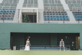 【フォトウェディング】駒沢球場