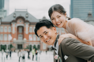 【前撮りパックプラン】東京駅