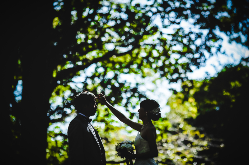 緑に囲まれたスポット