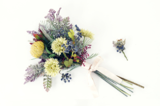 ブルーベリー＊クラッチブーケ