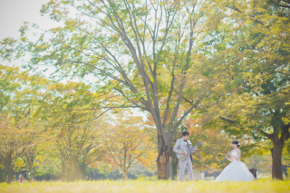 自然あふれるガーデンフォトウェディング