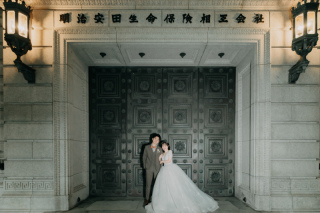 韓国ドレスでフォトウェディング｜BEREL東京 _【東京駅】夜撮影#02