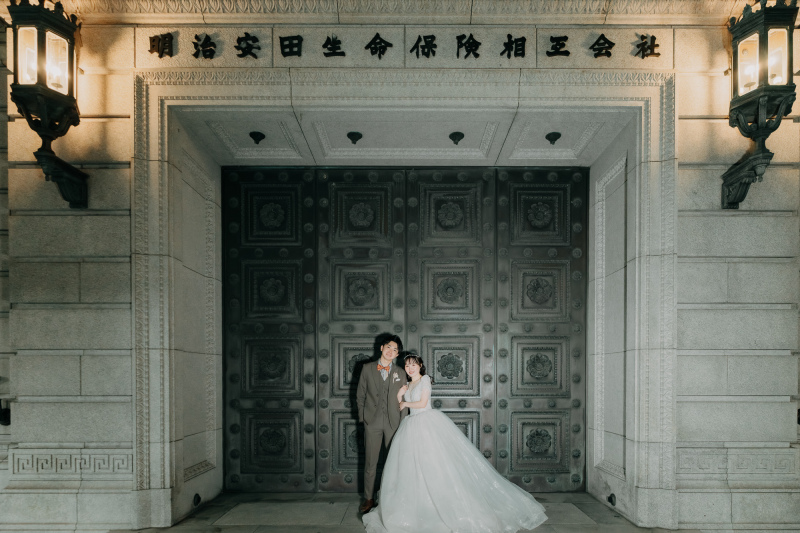 韓国ドレスでフォトウェディング｜BEREL東京 _夜景で撮影できる