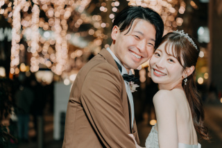 韓国ドレスでフォトウェディング｜BEREL東京 _【東京駅】夜撮影#01