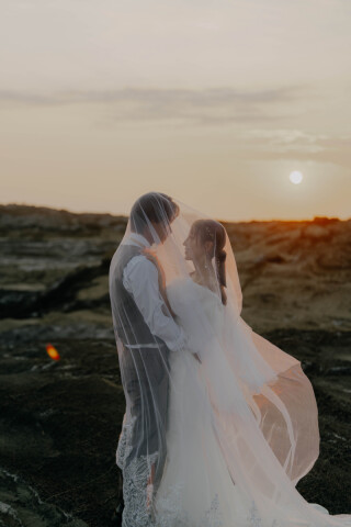 韓国ドレスでフォトウェディング｜BEREL東京 _【城ヶ島】ラスティック