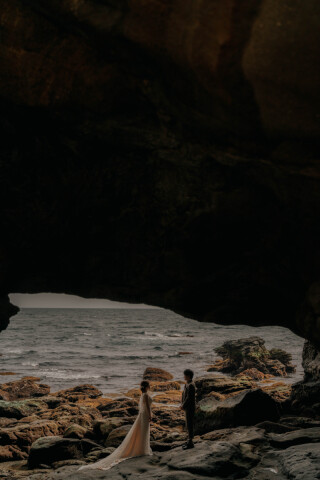 韓国ドレスでフォトウェディング｜BEREL東京 _【城ヶ島】馬の背