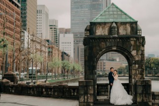 韓国ドレスでフォトウェディング｜BEREL東京 _【東京駅】昼撮影