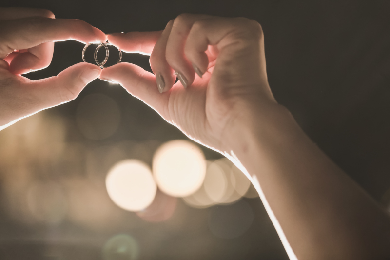 永遠の誓いをリングに込めて