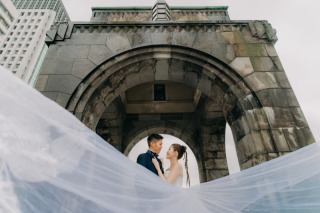 韓国ドレスでフォトウェディング｜BEREL東京 _【東京駅】昼撮影