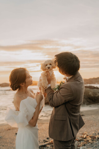 韓国ドレスでフォトウェディング｜BEREL東京 _【城ヶ島】ラスティック