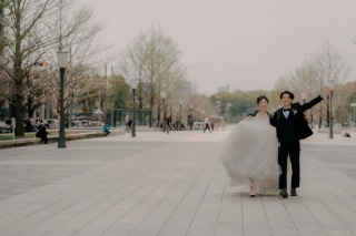 韓国ドレスでフォトウェディング｜BEREL東京 _【東京駅】昼撮影