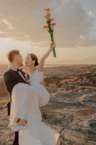 韓国ドレスでフォトウェディング｜BEREL東京 _【城ヶ島】ラスティック