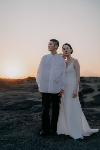 韓国ドレスでフォトウェディング｜BEREL東京 _【城ヶ島】ラスティック