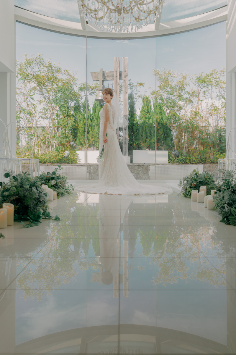 韓国ドレスでフォトウェディング|BEREL東京 _チャペルで撮影できる