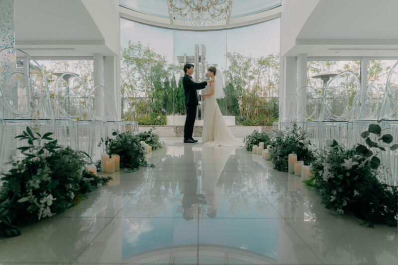 韓国ドレスでフォトウェディング|BEREL東京 _チャペルで撮影できる