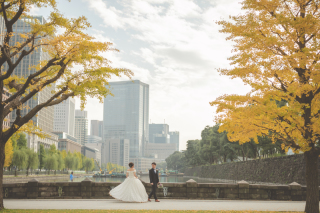 雑誌のようなおしゃれな撮影～東京駅ロケーションフォトウェディング～