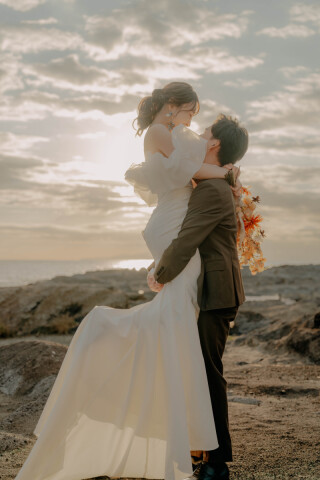 韓国ドレスでフォトウェディング｜BEREL東京 _【城ヶ島】ラスティック