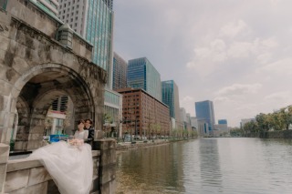 韓国ドレスでフォトウェディング｜BEREL東京 _【東京駅】昼撮影