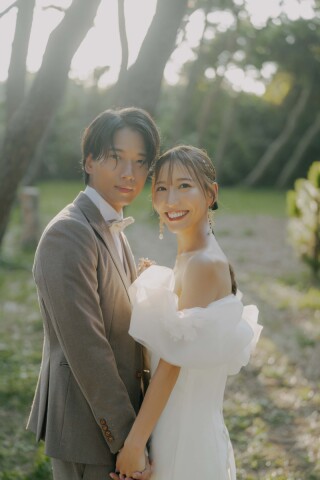 韓国ドレスでフォトウェディング｜BEREL東京 _【城ヶ島】松林