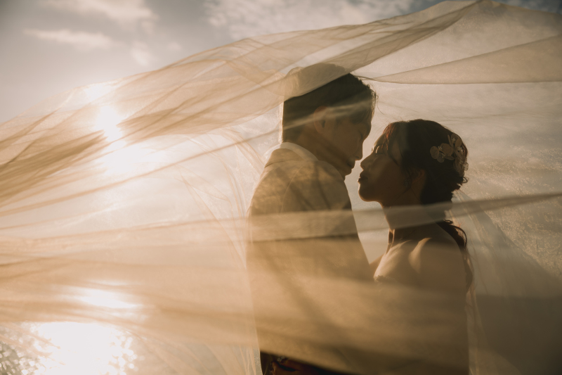 ロングベール、シルエットが得意です。